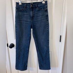 Banana Republic premium denim high rise straight women’s jeans size 30.